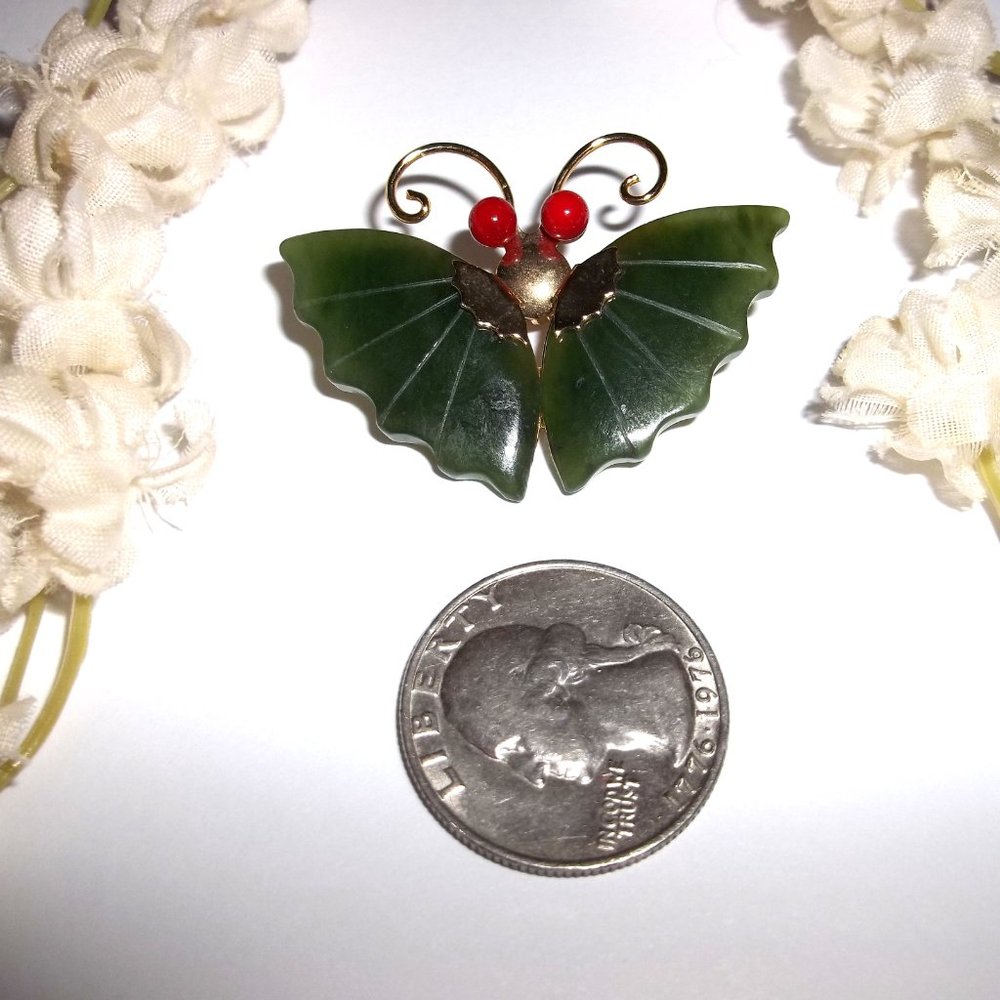 Vintage Butterfly Brooch or Pendant Charm Retro Style Jewelry Girl Woman C250 - Picture 2 of 7